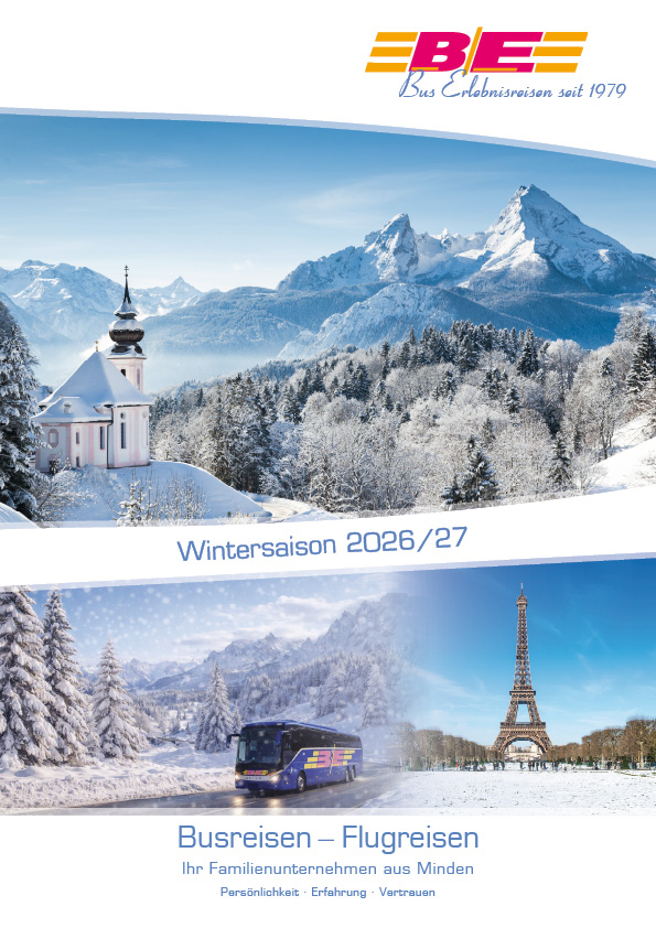 BE-Reisen Winterkatalog 2026 2027